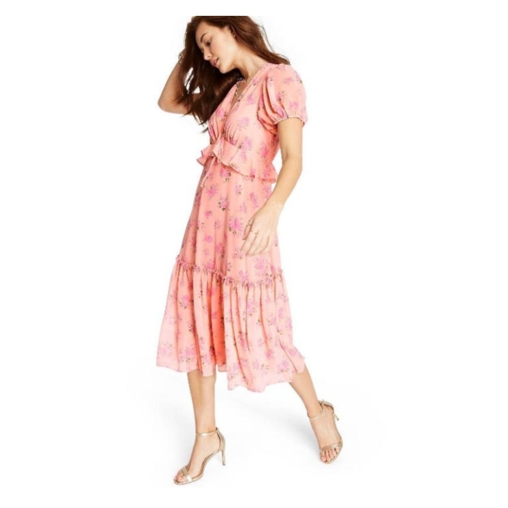 NWT 🌸 LoveShackFancy Target Pink Fleur Dress, sz 4, COLLAB SOLD OUT! BRAND NEW!